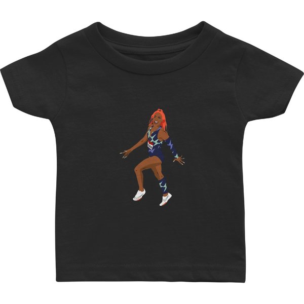 Sha'carri Richardson Track Runner Baby T-Shirts-image