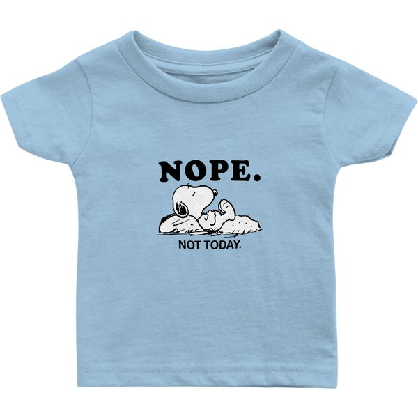 Snoopy Nope Not Today Baby T Shirts-image