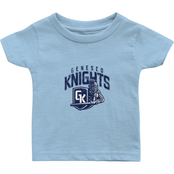 Suny Geneseo Knights Distressed Logo Pullover Baby T Shirts-image