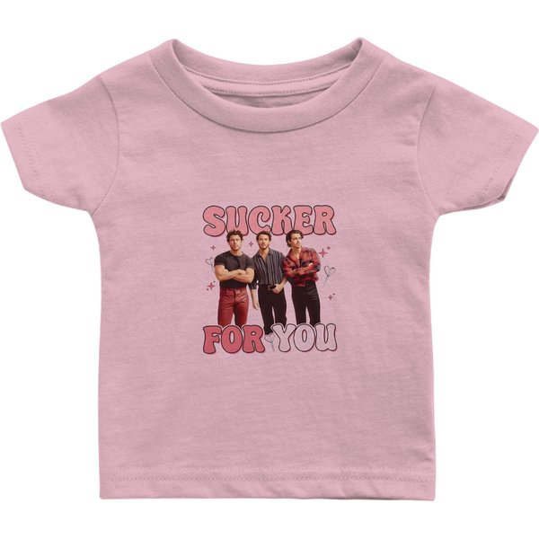 Vintage Jonas Brothers Baby T Shirts. Sucker For You Baby T Shirts-image