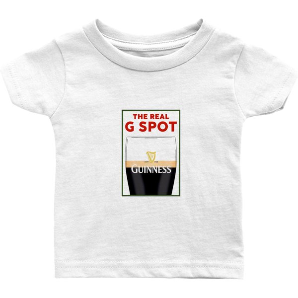 Guinness Vintage Baby T Shirts, Split The G, Funny Baby T Shirts-image