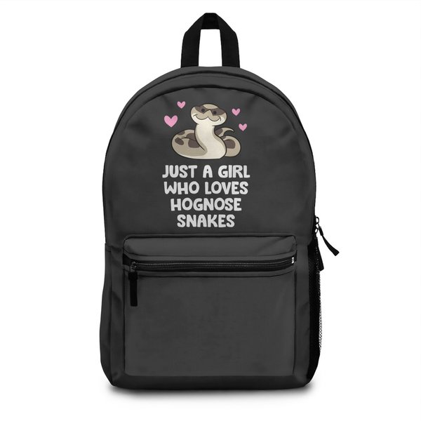Girl Loves Hognose Snakes Backpacks