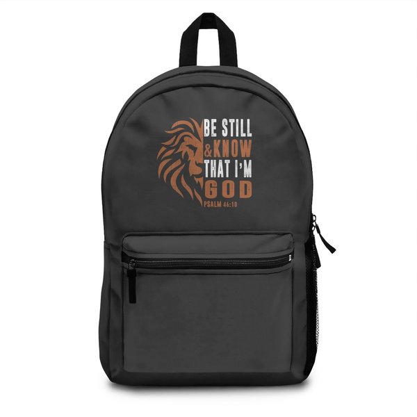 Men Be Still And Know That I M God Christian Jesus Dad 1 Backpacks