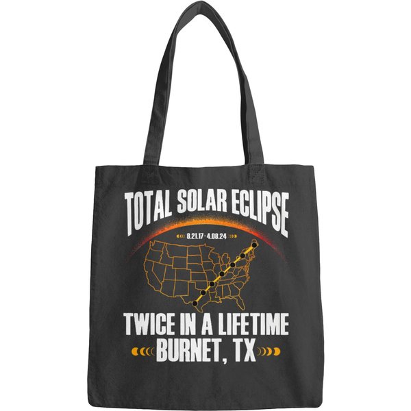 Burnet Texas Tx Total Solar Eclipse Party 2024 Totality Bags-image