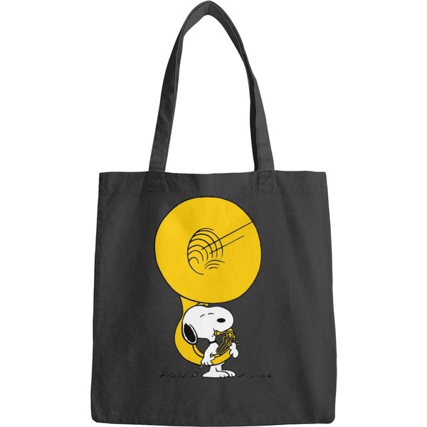 Snoopy With His Giant Sousaphone Bags