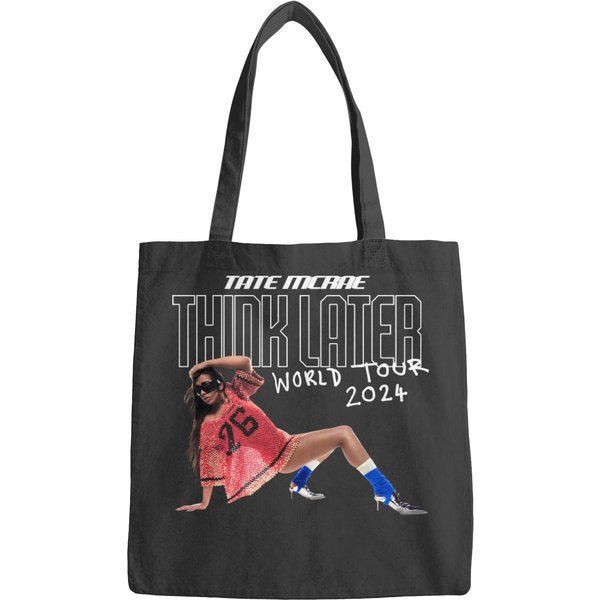 Tate Mcrae Think Later World Tour 2024 Unisex Bags