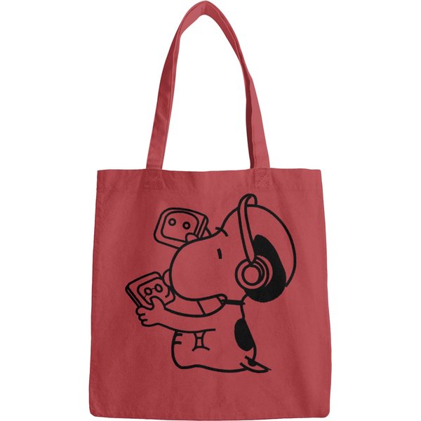 Snoopy Music Headphone Crewneck Bags-image