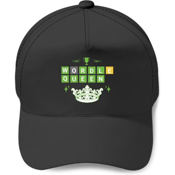 Wordle Queen (2) Baseball Caps-image