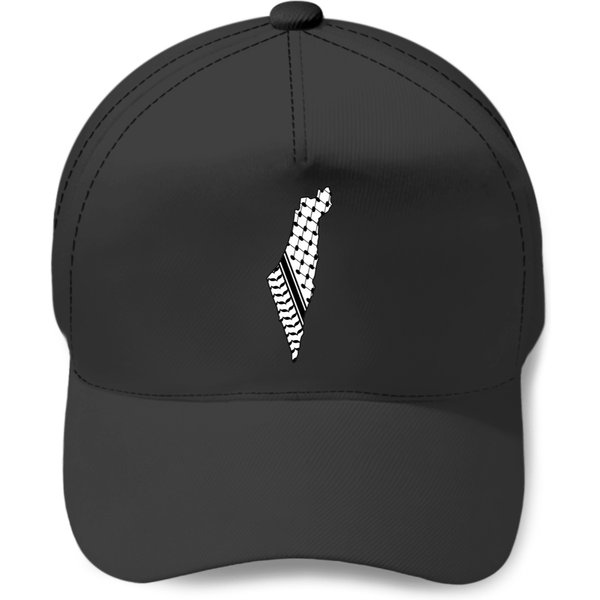 Keffiyeh Palestine Map Baseball Caps-image