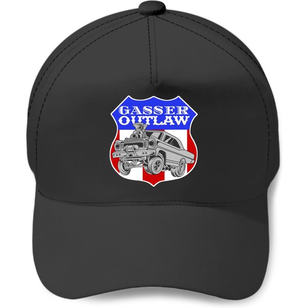 Gasser Outlaw Class Vintage Drag Racing Race Car Baseball Caps