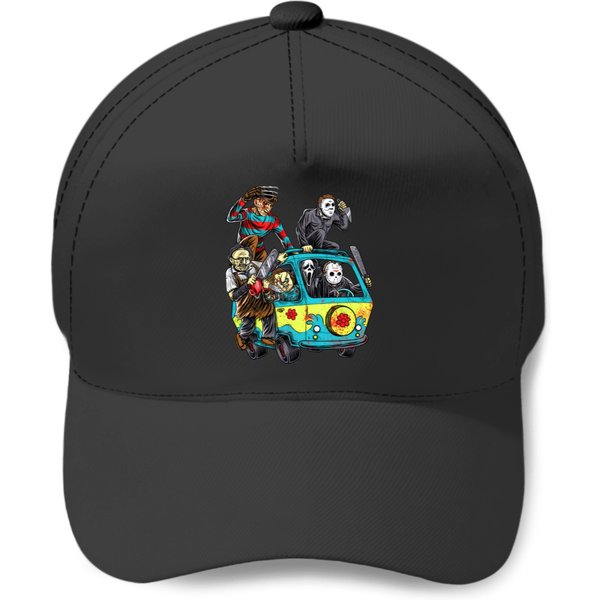 Horror Movie Mystery Machine Baseball Caps-image