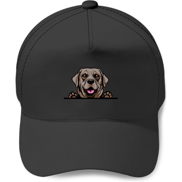 Chocolate Lab Dog Breed Popping Up Fun Labrador Owner T Baseball Caps-image