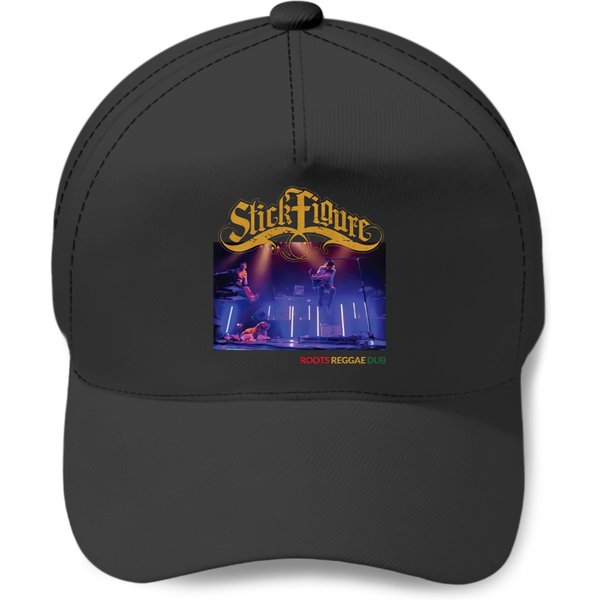 Stick Figure Roots Reggae Dub Baseball Caps-image