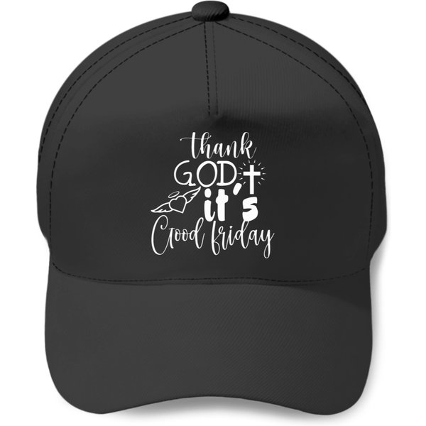 Thank God Its Good Friday For Man Woman Baseball Caps-image
