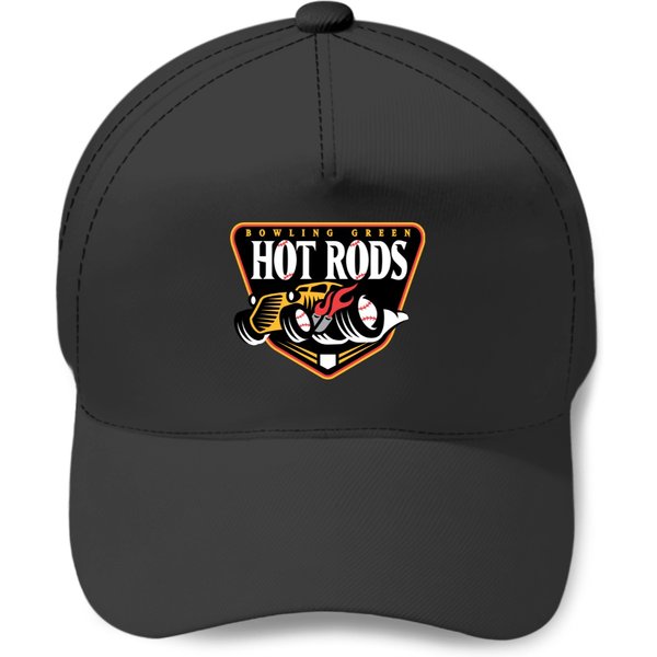 The Bowling Green Hot Rods Baseball Team 3 Baseball Caps-image