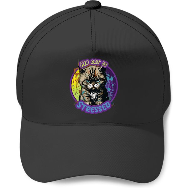 My Cat Is Stressed3 Baseball Caps
