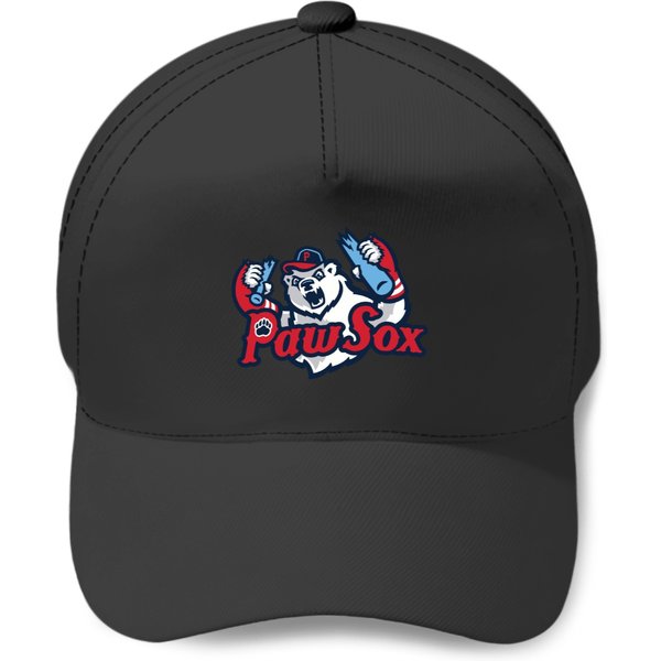 The Pawtucket Red Sox Design Logo Baseball Caps-image