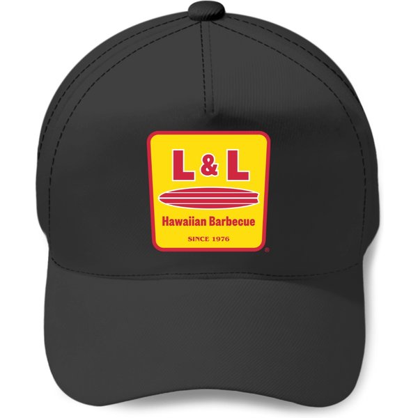 L & L Hawaiian Barbeque Food Logo Restaurant Chain Baseball Caps-image