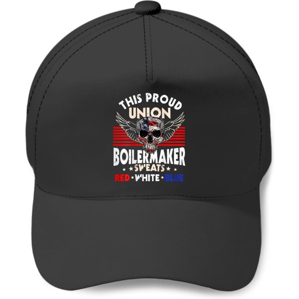 Union Boilermaker Design On Back Of Clothing Baseball Caps-image