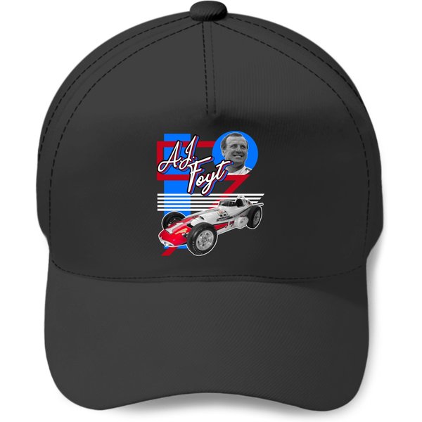 Aj Foyt ))(( Indy Car Racing Legend Tribute Baseball Caps
