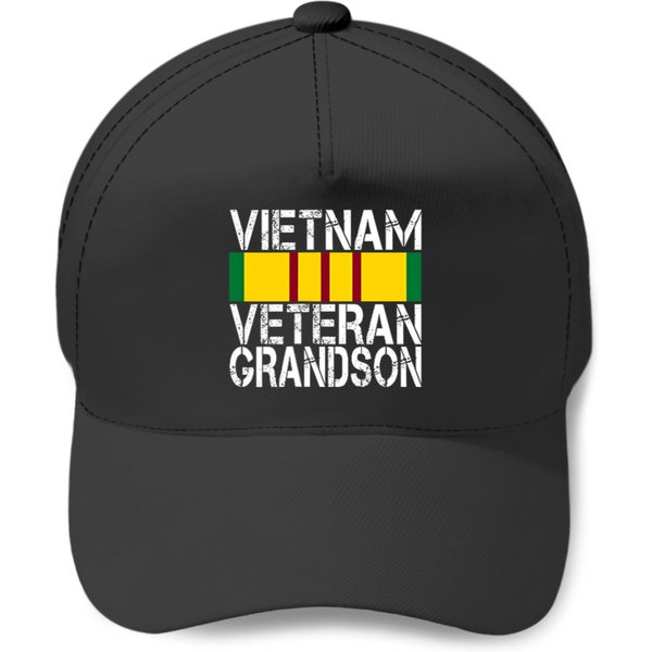 Proud Grandson Of A Vietnam Veteran Baseball Caps-image