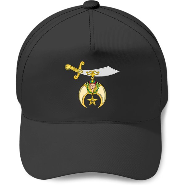 Shriner Logo Scimitar Star Emblem Freemasons Father's Day T Baseball Caps-image