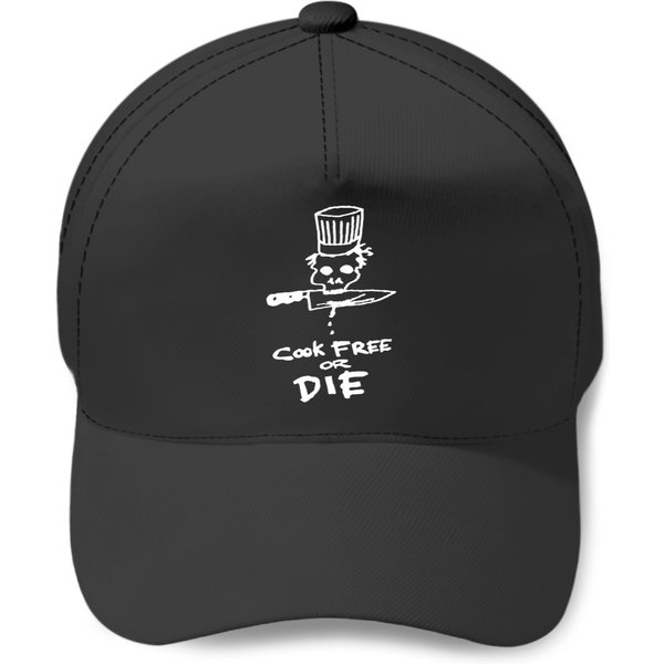 Bourdain Cook Free Or Die Baseball Caps-image