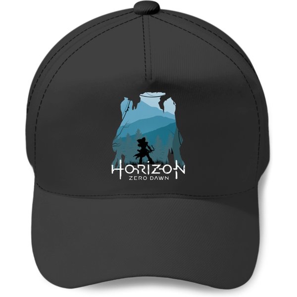 Aloy Fight Horizon Art Zero Dawn Forbidden West Game Baseball Caps-image