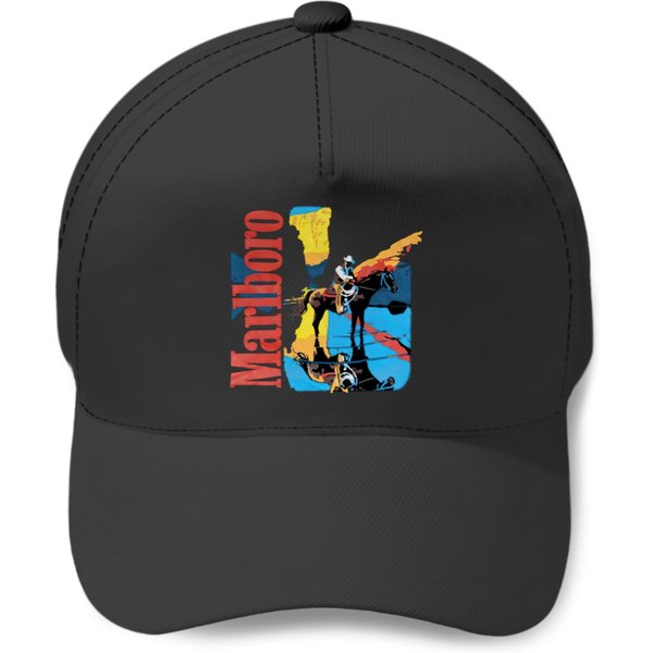 Vintage Marlboro 80S Marlboro Cowboy Tshirt Baseball Caps-image