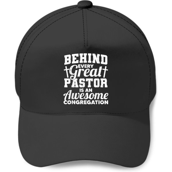 Pastor Appreciation Art Men Women Preacher Clergy Ch.Ristian Baseball Caps-image
