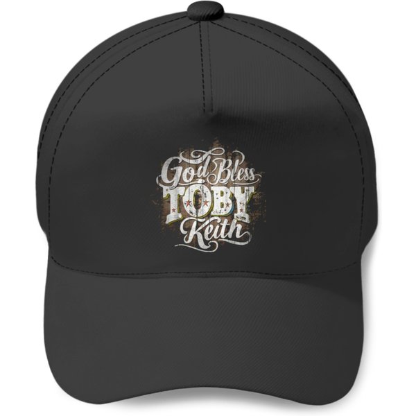 God Bless Toby Keith Baseball Caps-image