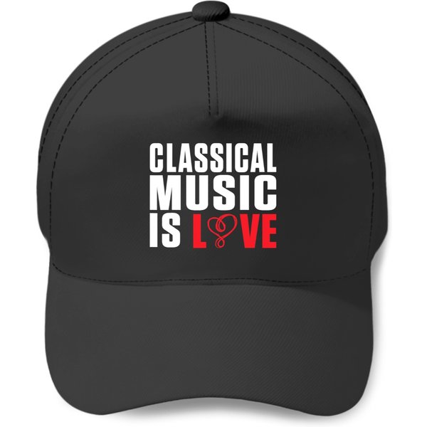 Classical Music Is Love Classical Music Baseball Caps-image