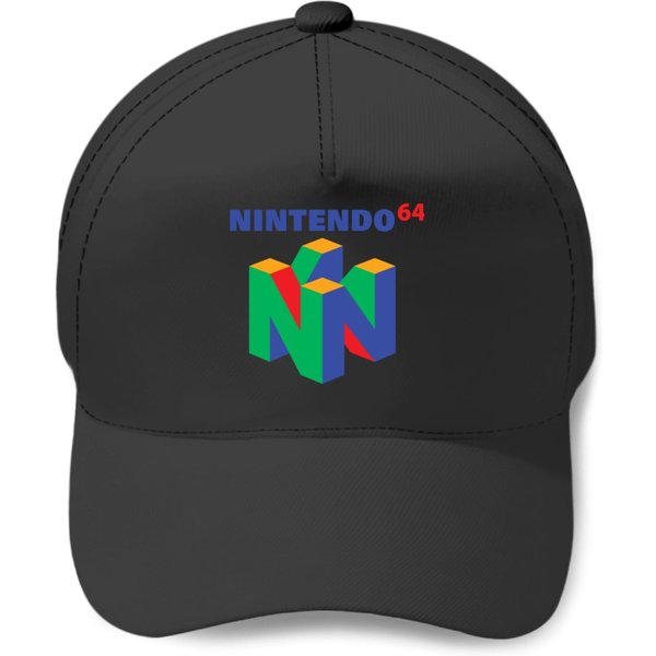 N64 Nintendo-64-logo Baseball Caps
