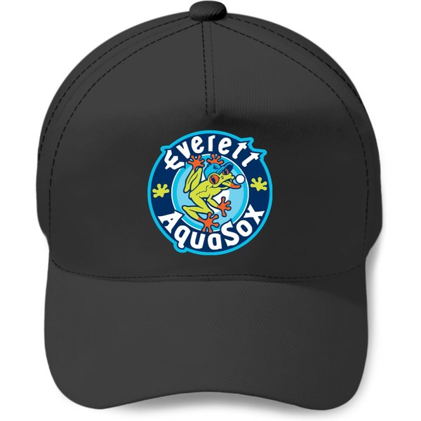The Everett Aquasox Design Logo The Indianapolis Indians Design Logo Baseball Caps-image