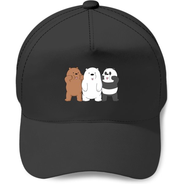 We Bare Bears Panels Baseball Caps-image