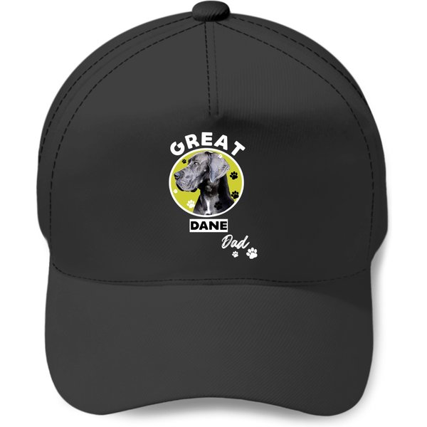Great Dane Dog Dad Baseball Caps