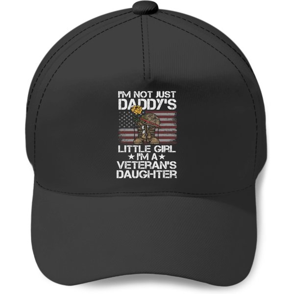 Im Not Just Daddys Little Girl Im A Veterans Daughter 59 Baseball Caps-image