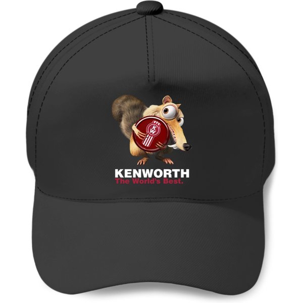 Scrat Hugs The Kenworth Logo.. Baseball Caps-image