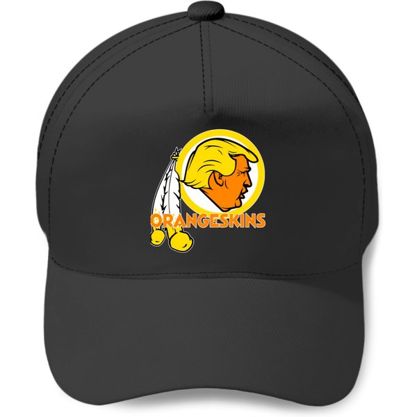 Washington Orangeskins Team Logo V2 Baseball Caps-image