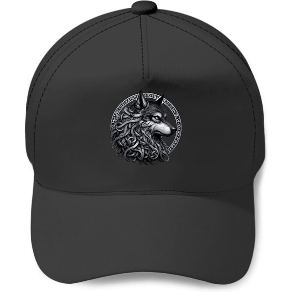 Viking Wolf Wolf Fenrir Norse Mythology Viking Warrior Baseball Caps-image