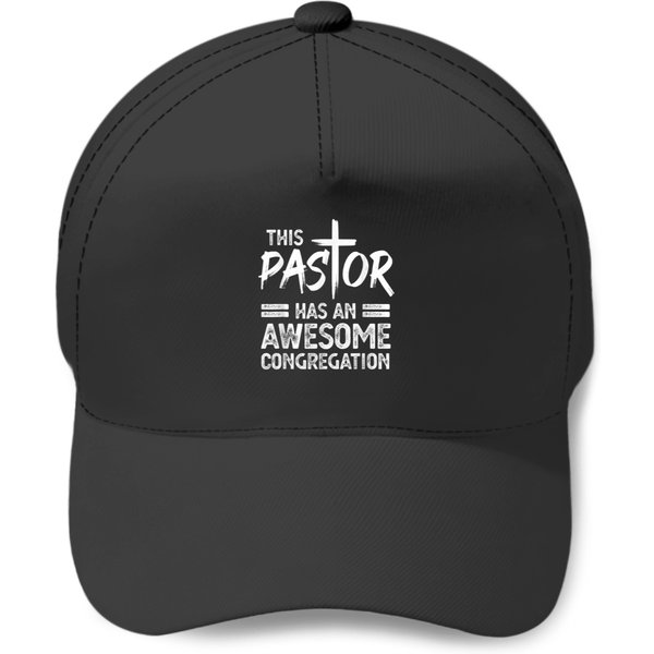 This Pastor Has An Awesome Congregation Baseball Caps-image