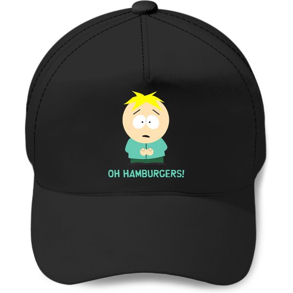 Southpark Butters Oh Hamburgers Baseball Caps-image