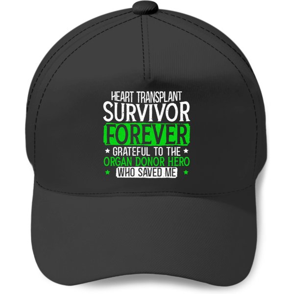 Heart Transplant Survivor Save A Life Organ Donor Baseball Caps-image