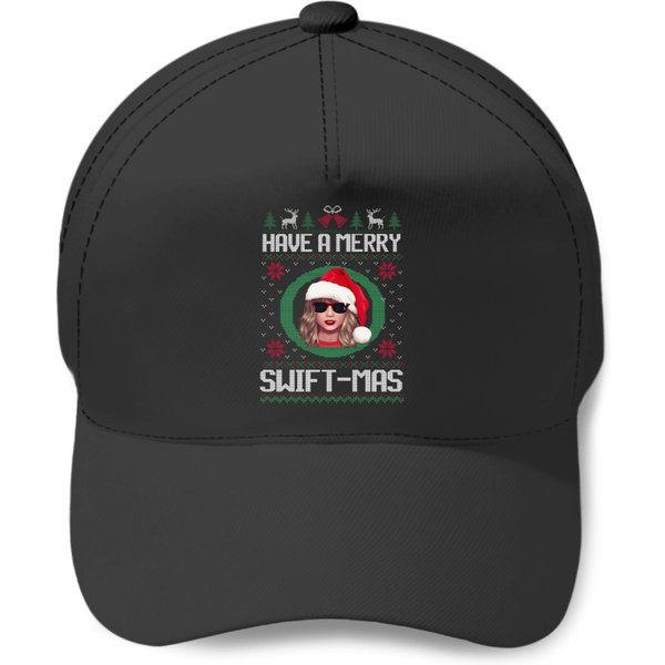 Have A Merry Swiftmas Mom And Kids Baseball Caps-image