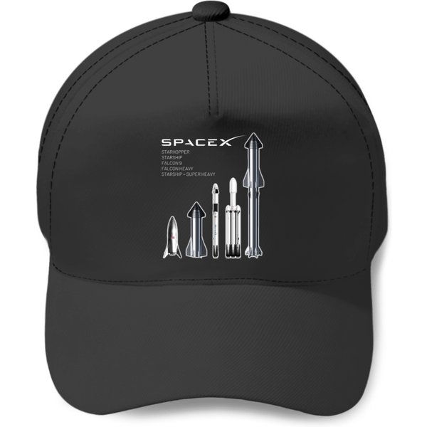 Spacex Rockets - Starship, Falcon Heavy, Falcon 9 Baseball Caps-image