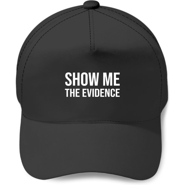 Show Me The Evidence Thomas Sowell Baseball Caps-image
