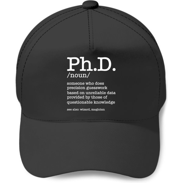 Phd Doctorate Degree Degree Baseball Caps-image