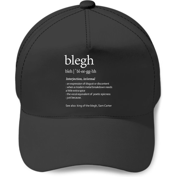 Blegh Definaition Metalhead Metal Music Fans Metalcore Classic T-Shirt Baseball Caps-image
