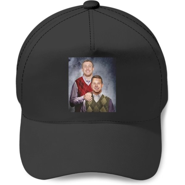 Brock Purdy George Kittle San Francisco Football Baseball Caps, 49Er Step Bros Baseball Caps-image