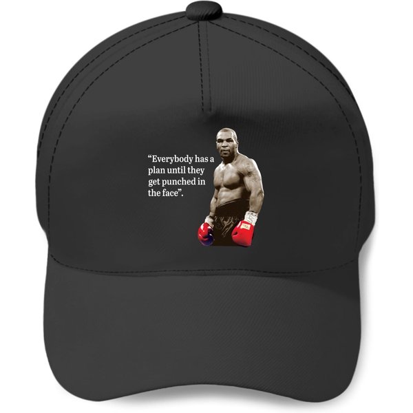 Iron Mike Tyson Quotes Men's Black Baseball Caps Size S-5xl